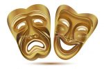Gold Theatre Masks